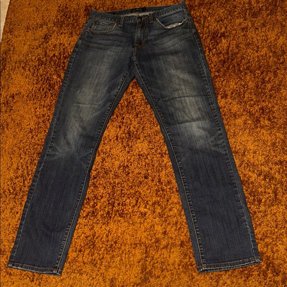 Lucky Brand Men's Slim Straight Medium Dark Blue Jeans